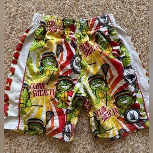 FLOW SOCIETY Lacrosse Shorts Multi Graphic Youth xs